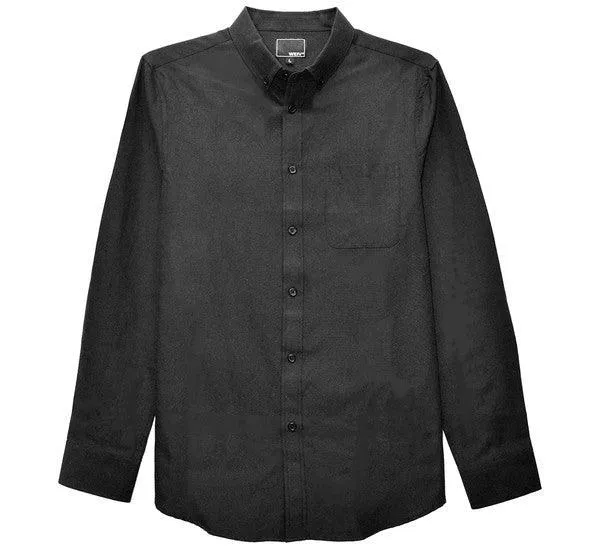 Mens Regular Long Sleeve Button Down Shirts