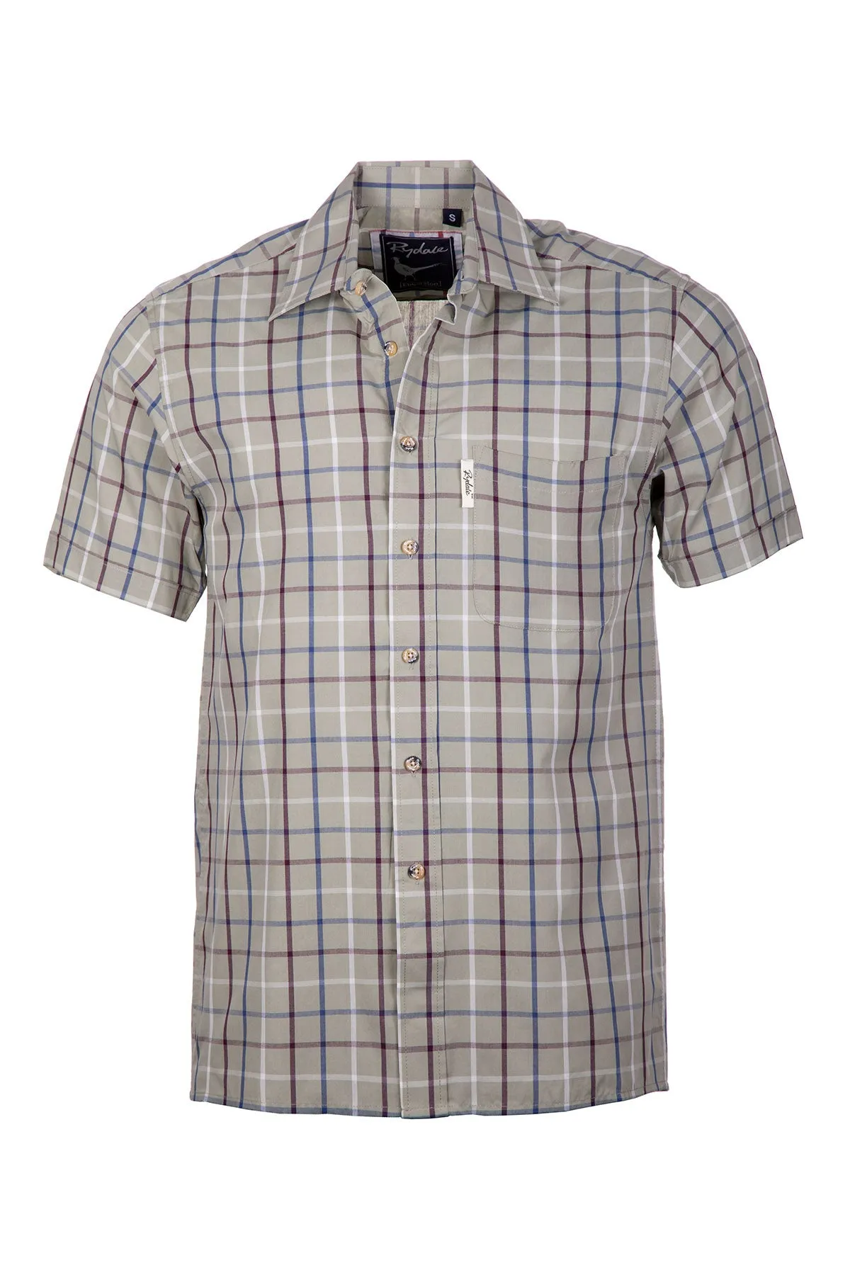 Men's Short Sleeved Check Shirt