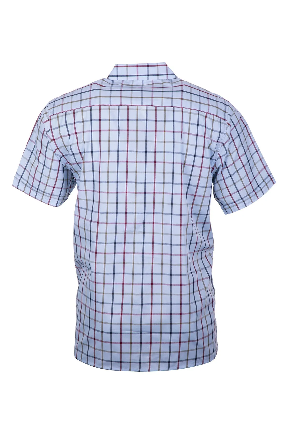 Men's Short Sleeved Check Shirt