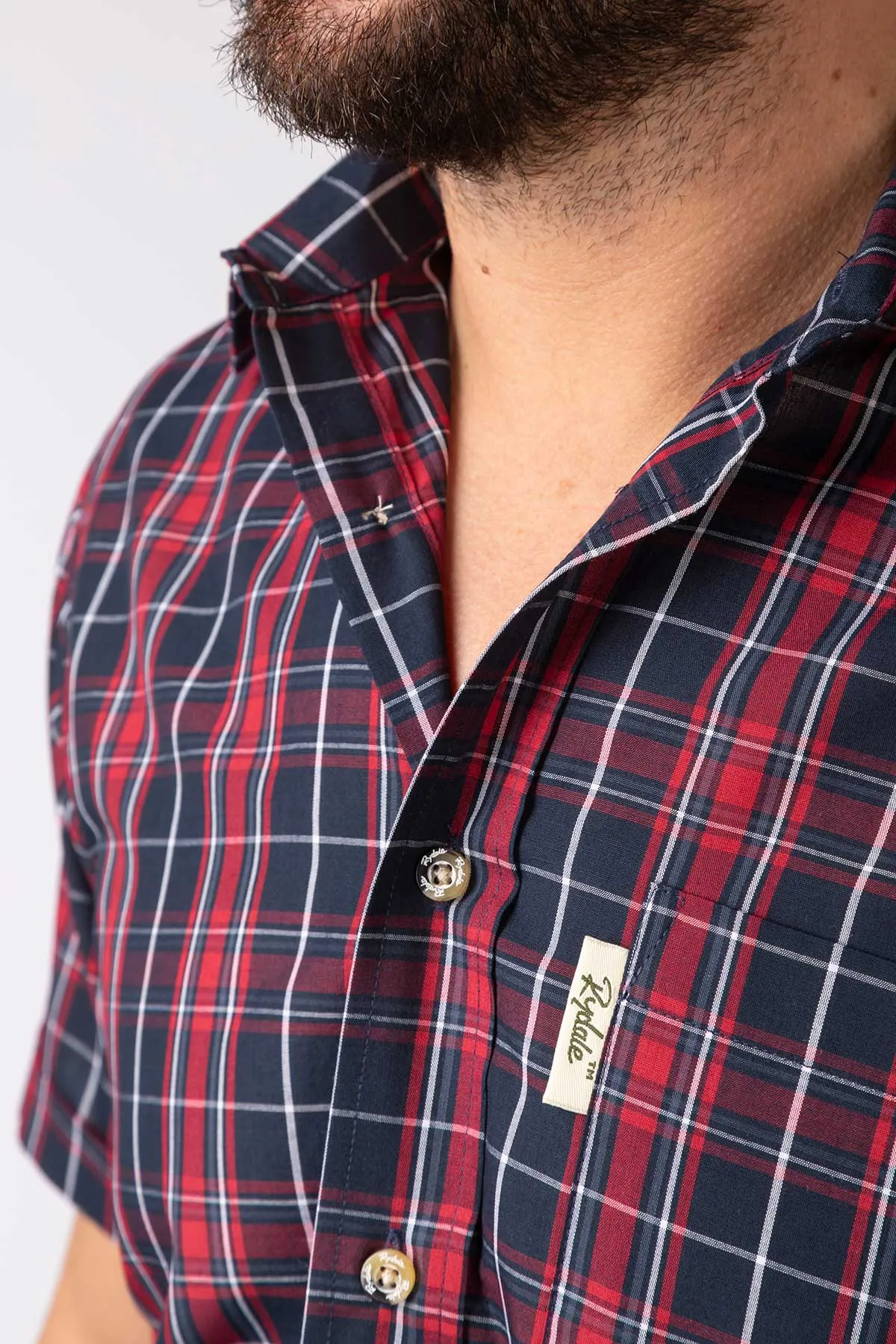 Men's Short Sleeved Check Shirt