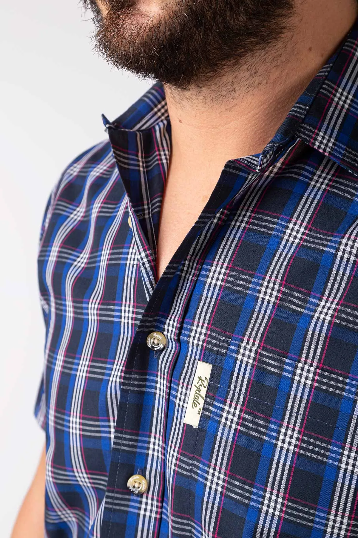 Men's Short Sleeved Check Shirt