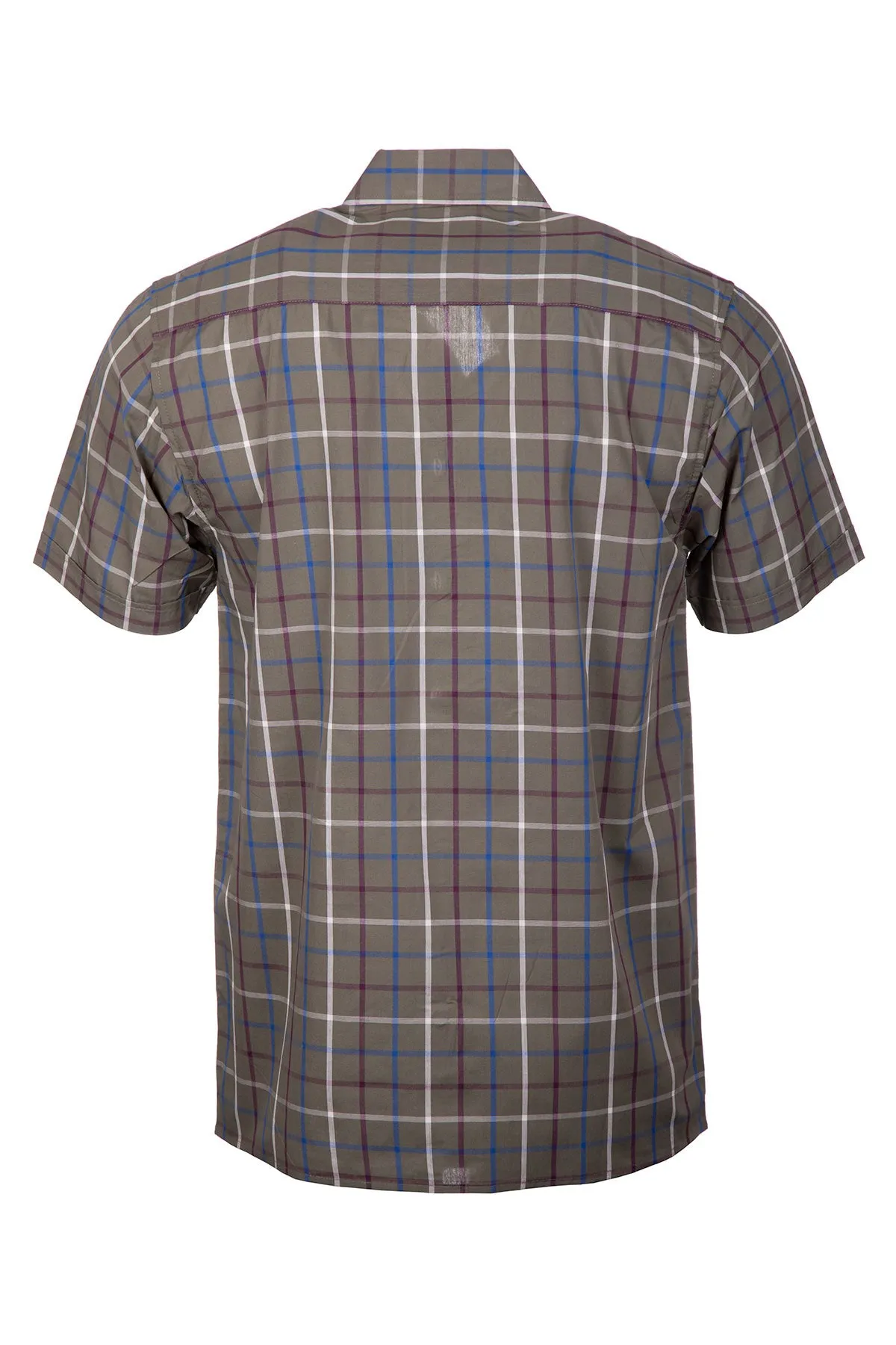 Men's Short Sleeved Check Shirt