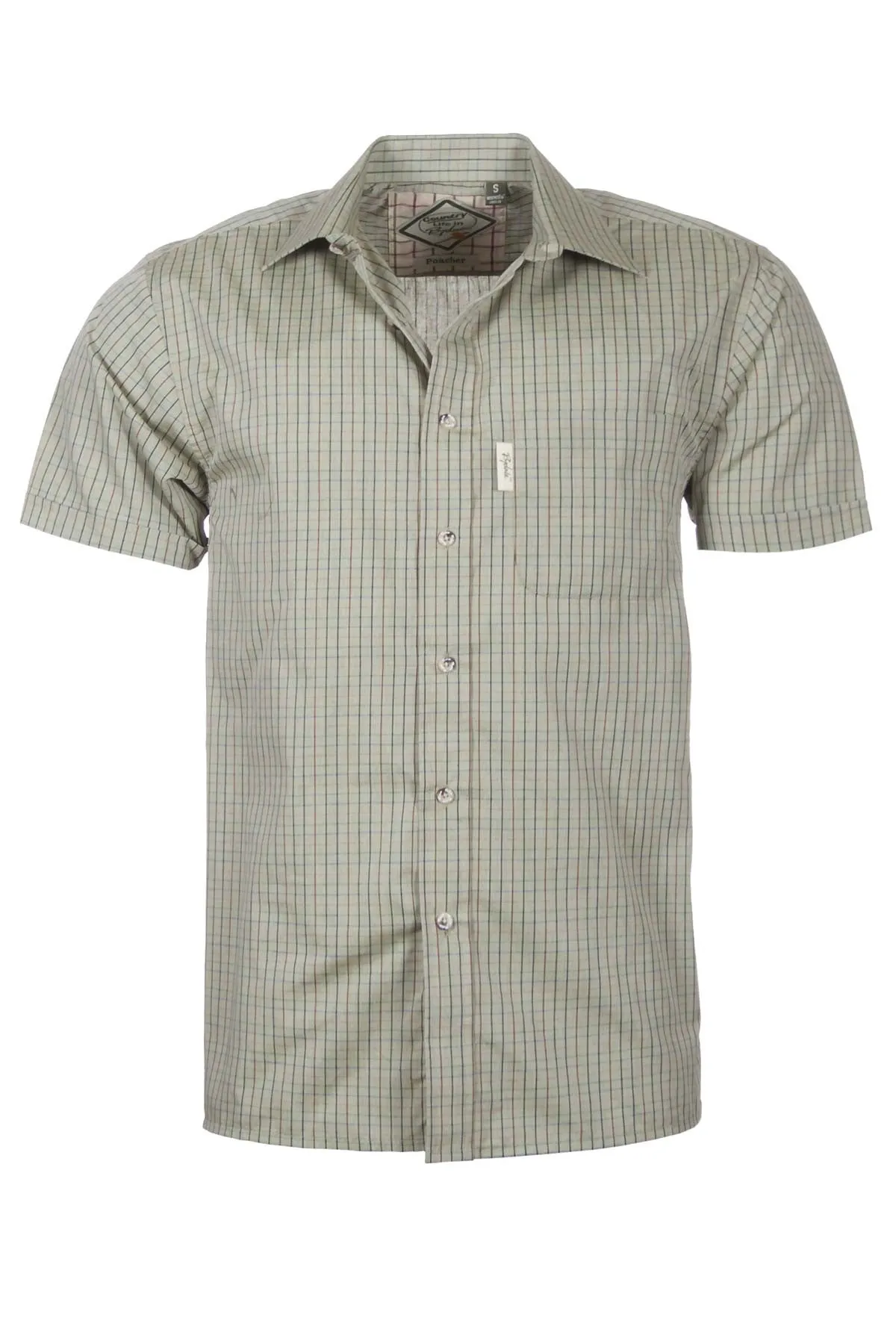 Men's Short Sleeved Check Shirts