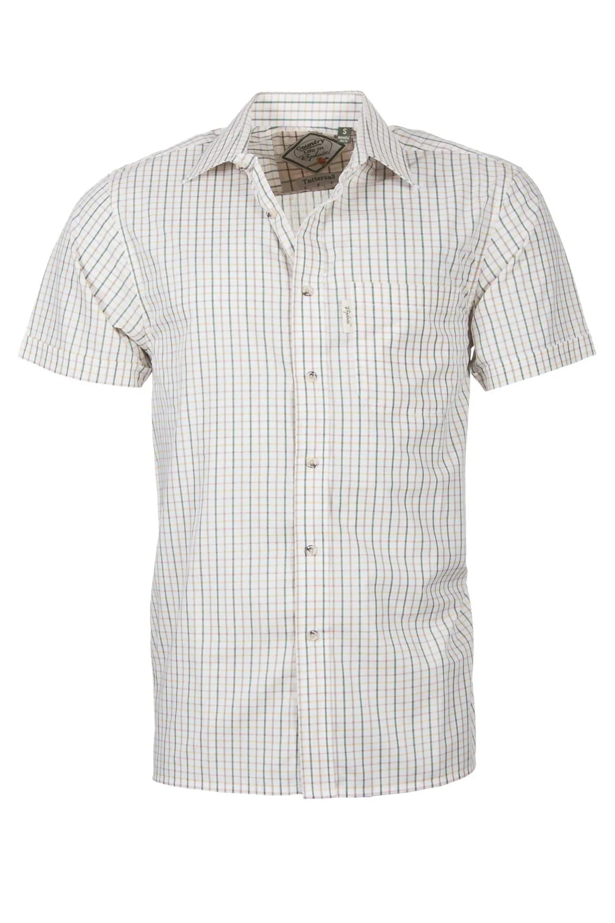 Men's Short Sleeved Check Shirts