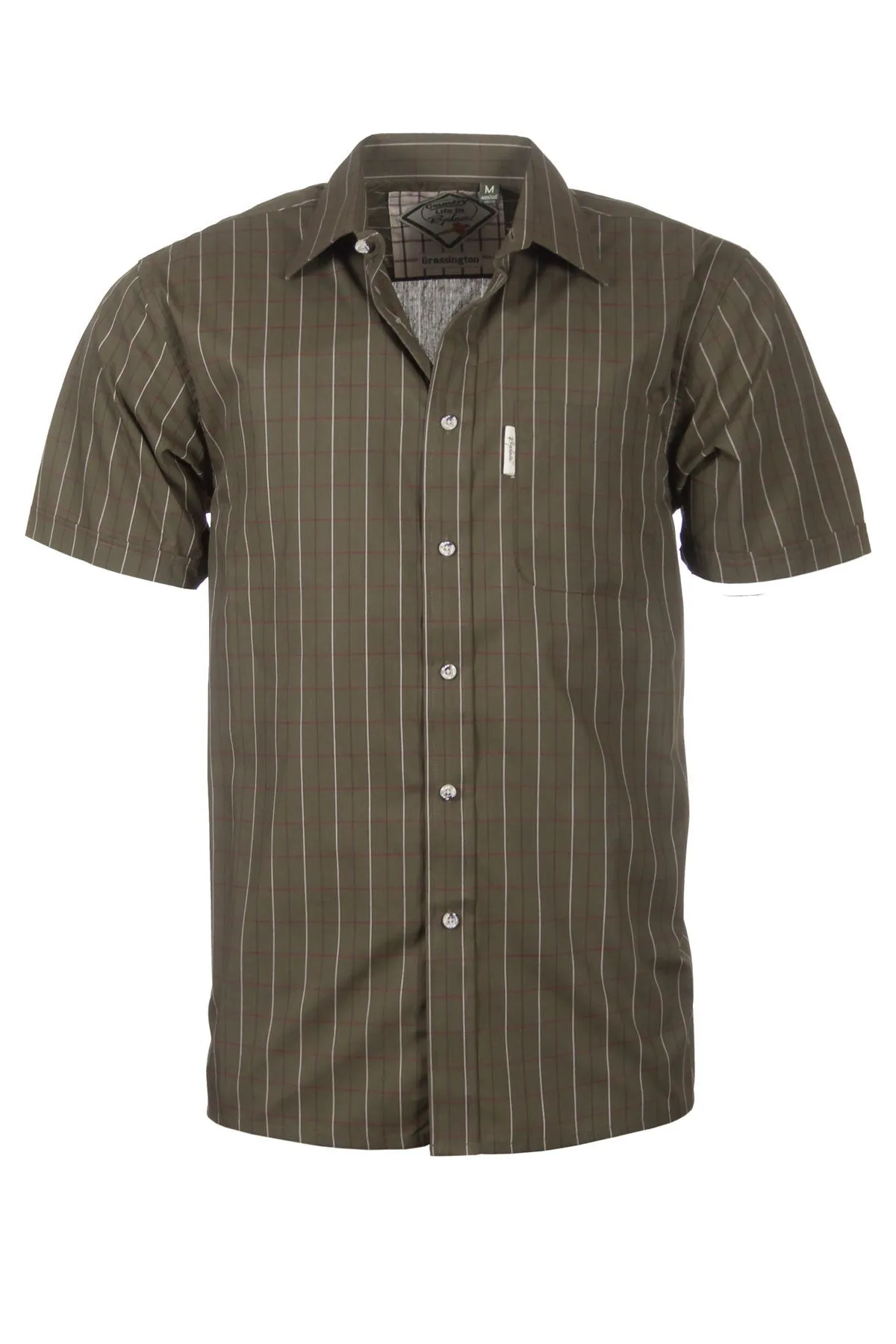 Men's Short Sleeved Check Shirts