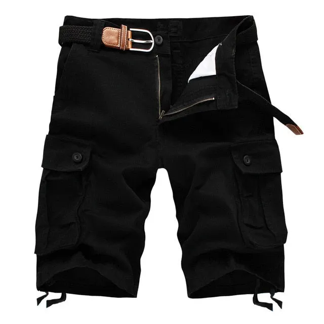 Men's Summer Baggy Multi Pocket Military Cargo Short Pants 2020