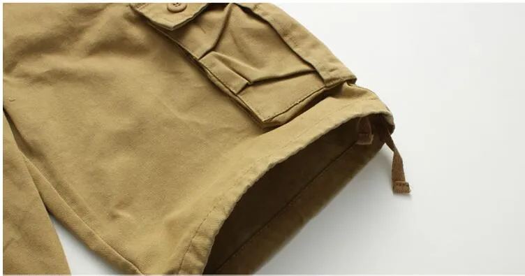 Men's Summer Baggy Multi Pocket Military Cargo Short Pants 2020