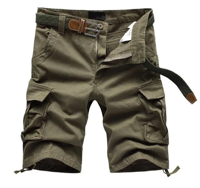 Men's Summer Baggy Multi Pocket Military Cargo Short Pants 2020