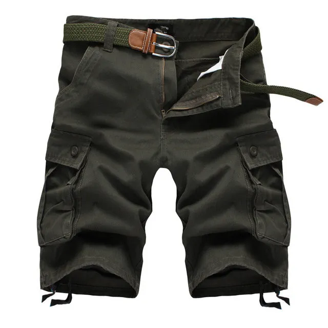 Men's Summer Baggy Multi Pocket Military Cargo Short Pants 2020