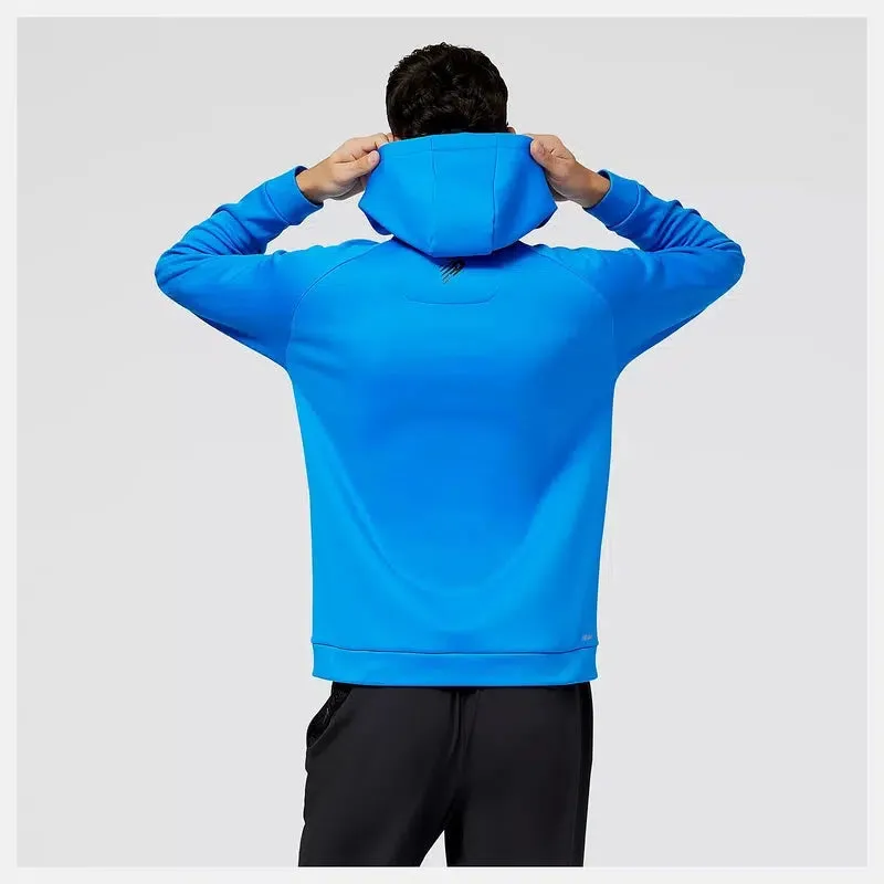 Men's Tenacity Performance Fleece Hoodie-  Serene blue