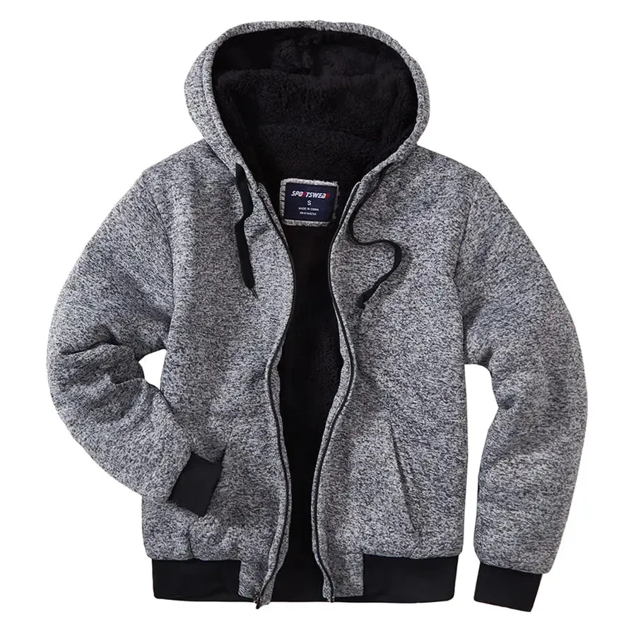 Men's Zip Up Fleece Hoodie