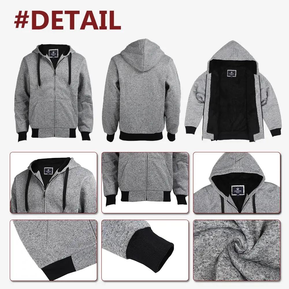 Men's Zip Up Fleece Hoodie