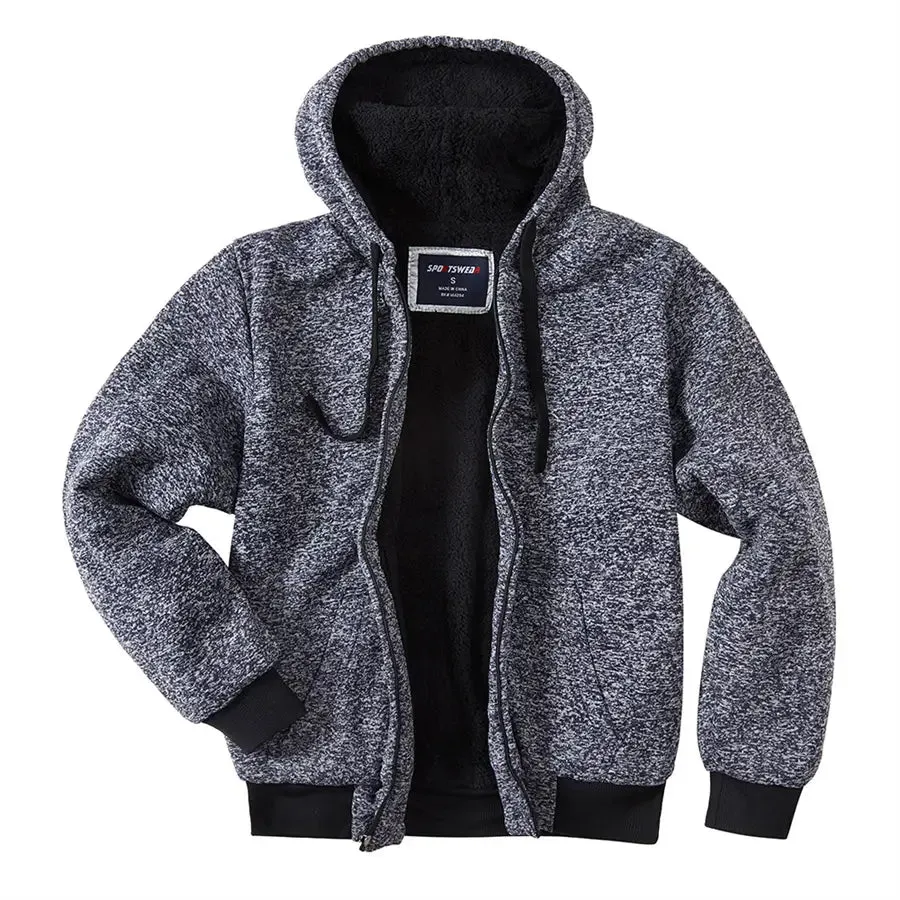 Men's Zip Up Fleece Hoodie