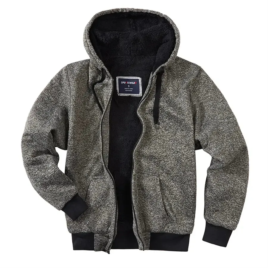 Men's Zip Up Fleece Hoodie