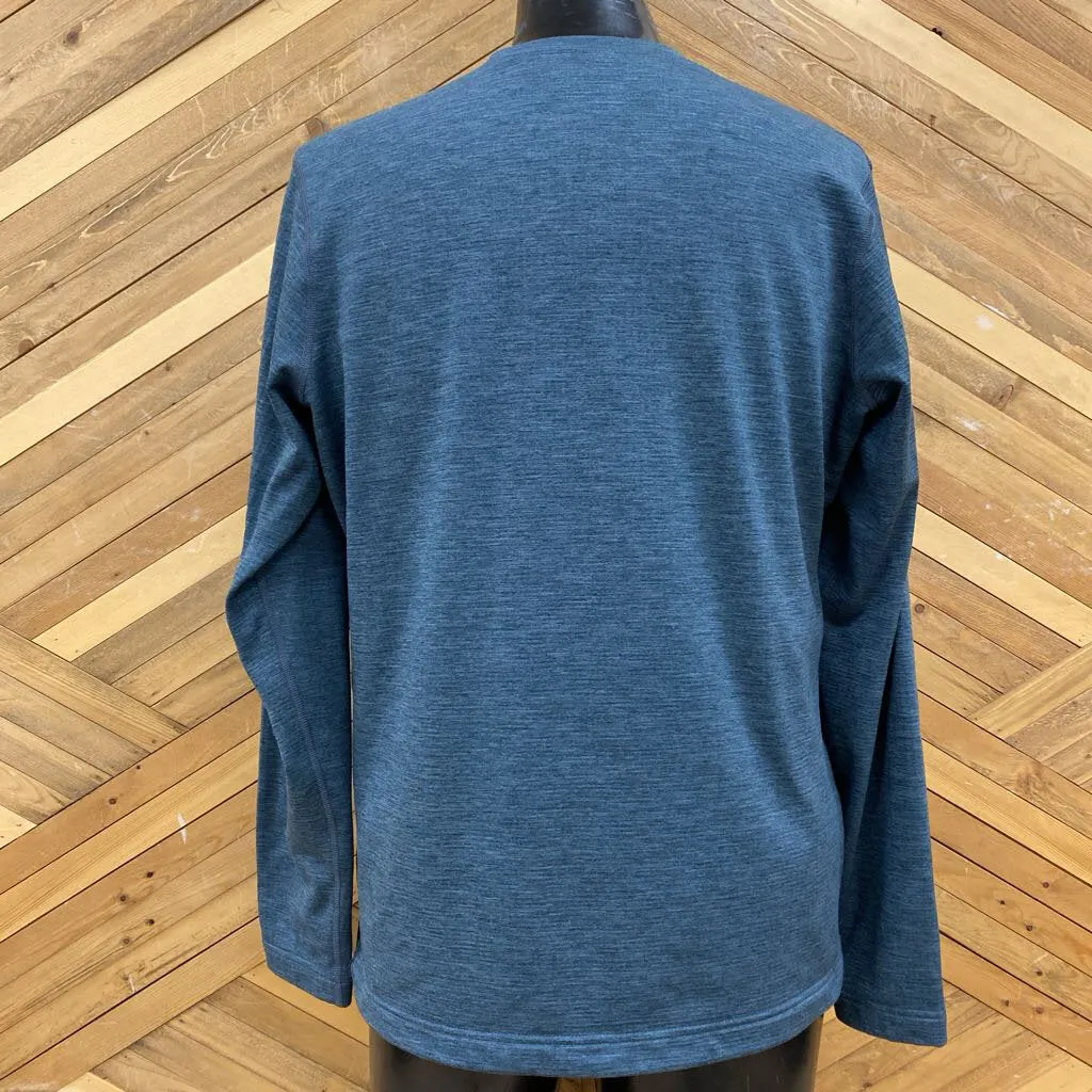 Montane - Men's Thermal Crewneck Top - MSRP comp $130: Grey-men-LG