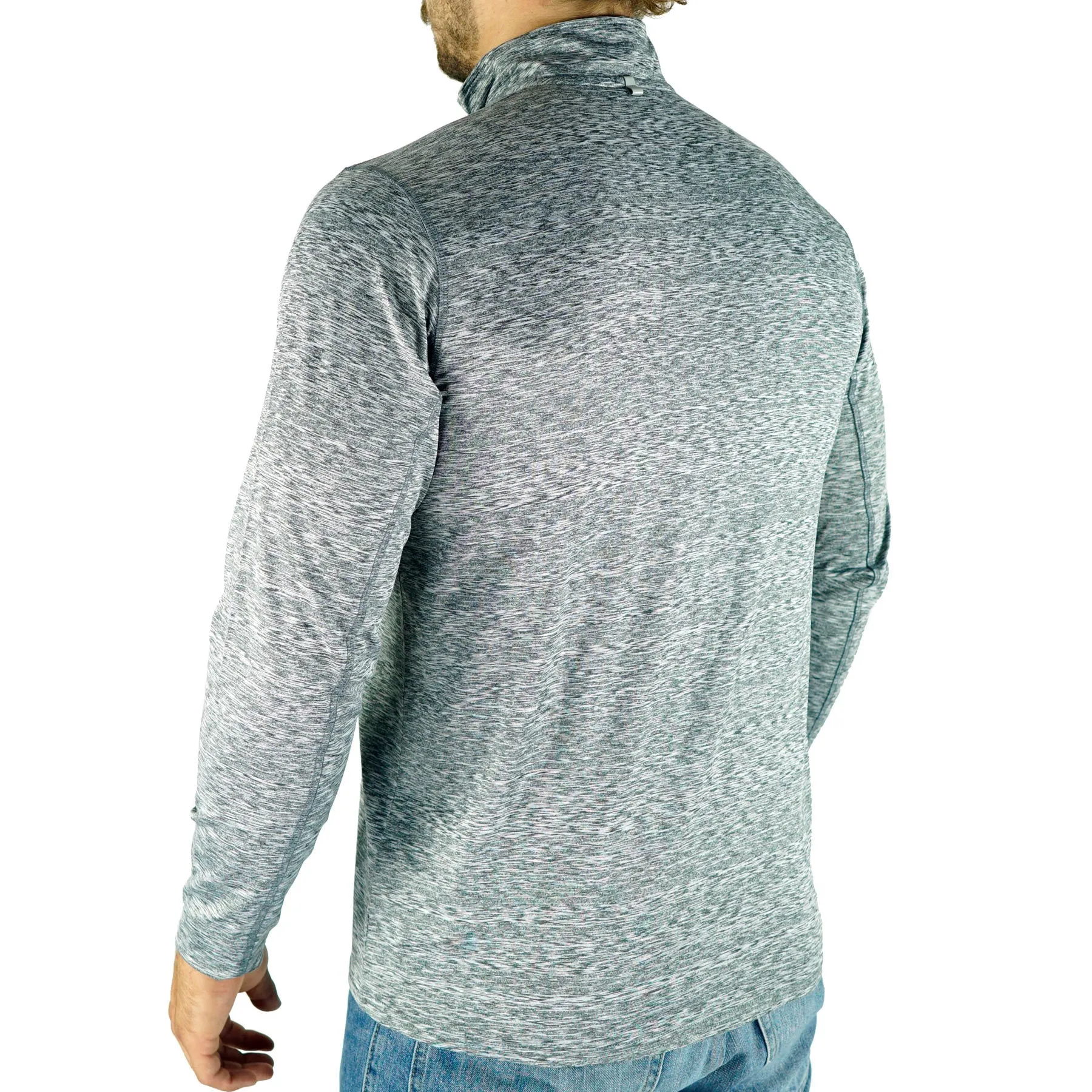 Rhino L/S Marl Quarter Zip