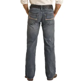 Rock & Roll Men's Pistol Straight Med Vintage Jean