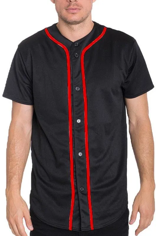 Solid Baseball Tshirt Jersey