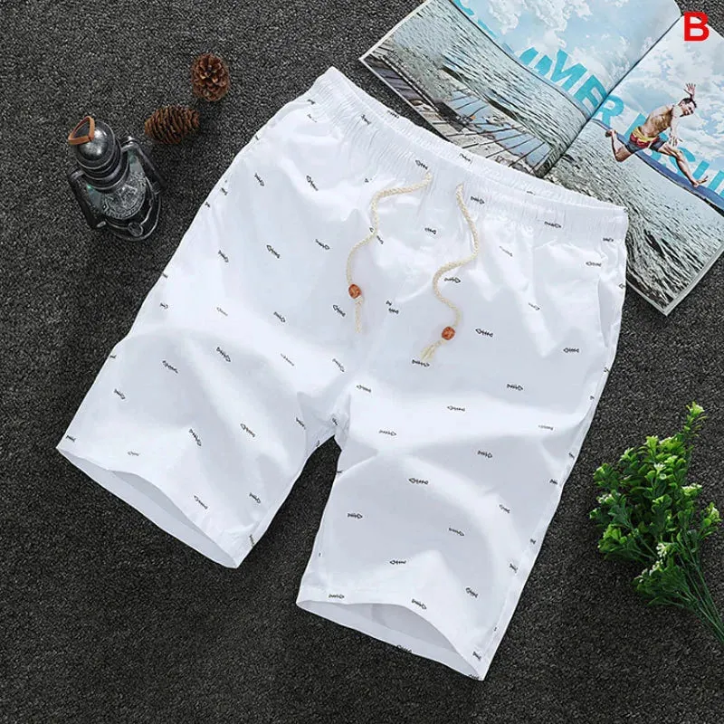 Summer Men's Casual Loose Sports Shorts - Cotton