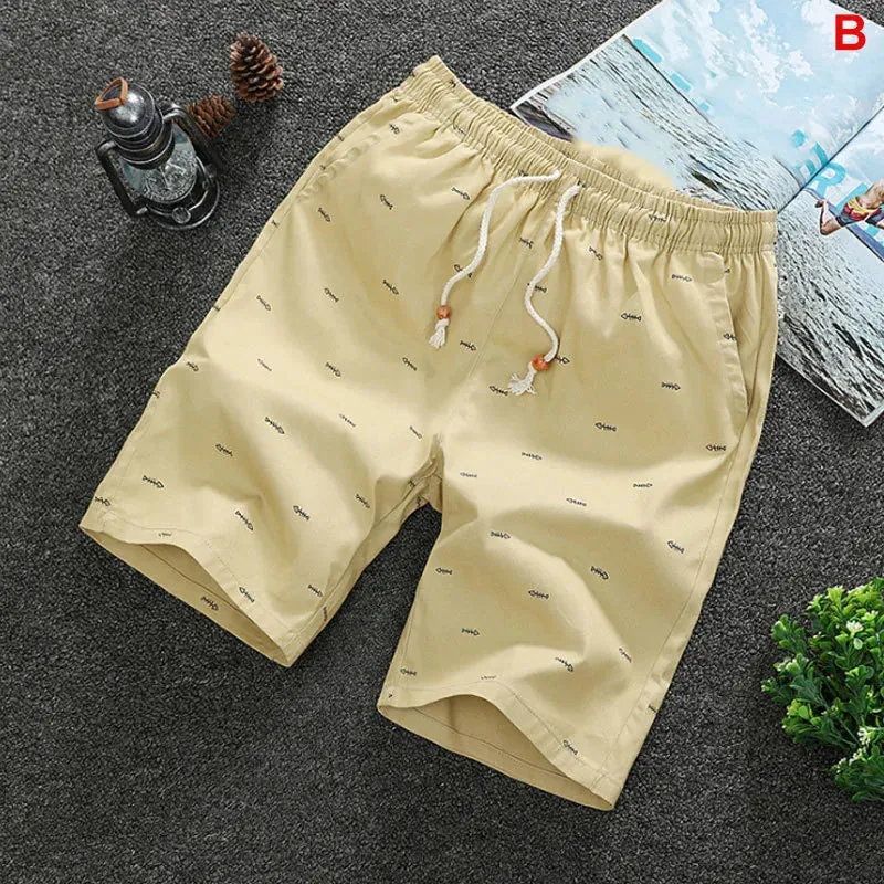 Summer Men's Casual Loose Sports Shorts - Cotton