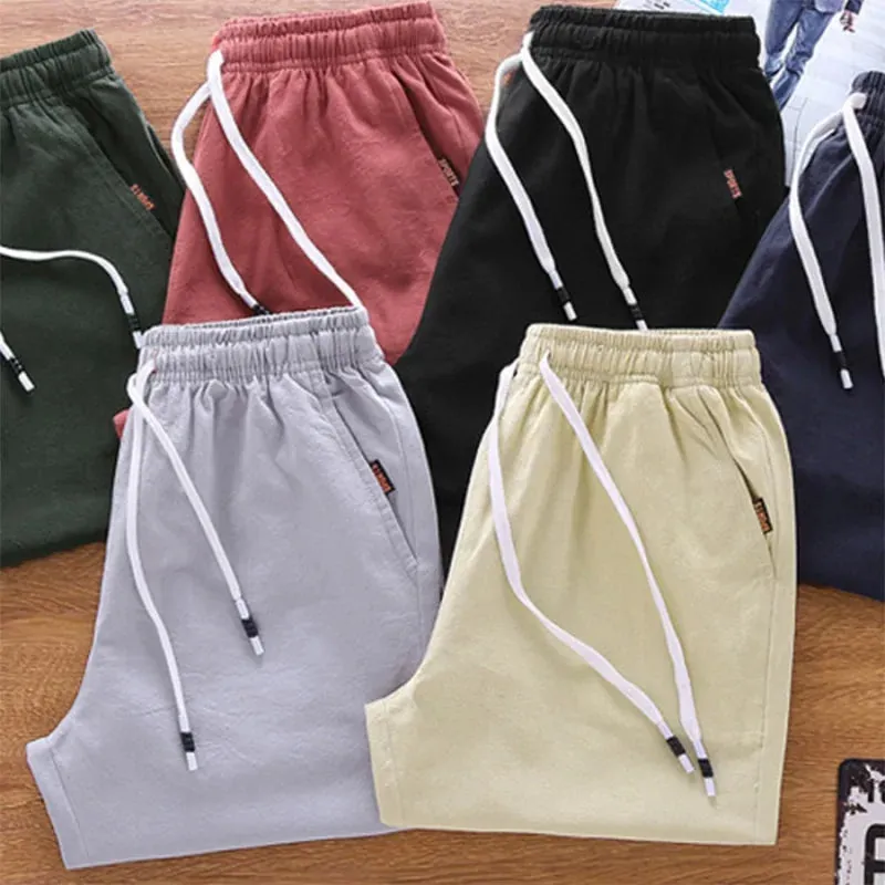 Summer Men's Casual Loose Sports Shorts - Cotton