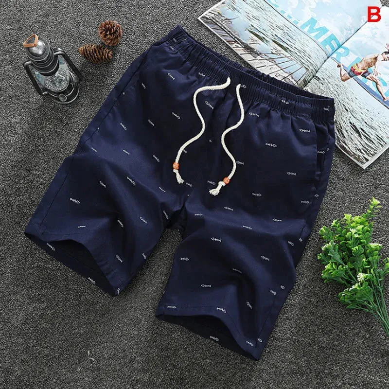 Summer Men's Casual Loose Sports Shorts - Cotton